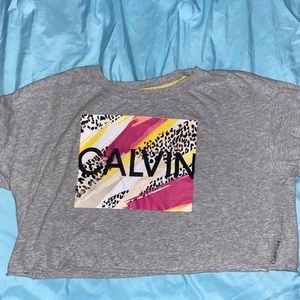 Calvin Klein Cropped Athletic Shirt